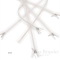 8" Transparent Invisible Zippers, Size #3, Bias Bespoke Brand