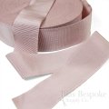 VERA 2" Cotton & Viscose Petersham Grosgrain Ribbon, Made in Italy