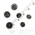 BASFORD Black Nickel Coat of Arms Buttons