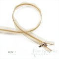 16" Transparent Invisible Zippers with Silver Pullers, Size #3, Bias Bespoke Brand