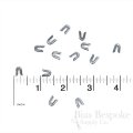 End Caps for Spiral Steel Corset Boning, 1/4" & 1/2" wide