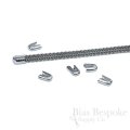 End Caps for Spiral Steel Corset Boning, 1/4" & 1/2" wide
