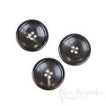 NEW BRADEN Brownish Black Buffalo Horn Suit & Coat Buttons, Made in Italy