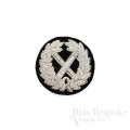 Gold and Silver Bullion Wire Embroidered Badges