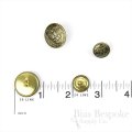SLOCUM Antique Gold Sailing Ship Buttons, Made in France