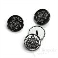 BASFORD Black Nickel Coat of Arms Buttons