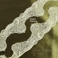 3 3/4" Wide Pale Yellow Rigid Leavers Lace, Made in France