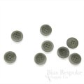 GAGE Chic Sage Gray Corozo Buttons, Made in Italy