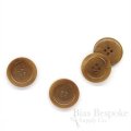 GAGE Chic Spice Brown Corozo Suit and Overcoat Buttons, Made in Italy
