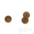 GAGE Chic Spice Brown Corozo Suit and Overcoat Buttons, Made in Italy