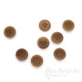 GAGE Chic Spice Brown Corozo Suit and Overcoat Buttons, Made in Italy