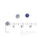 Pale Gray Shirt Buttons with Colorful Backs, Made in Italy
