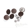 17mm Decorative Antique Copper Jeans Buttons