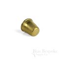 Gold-toned Closed Top Dressmakers' Thimble, Made in Italy
