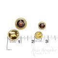 Gold Coat of Arms Buttons with Two-Color Enamel, Made in Italy