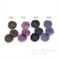 EMMETT Simple 18 Line Corozo Shirt Buttons, Made in Italy