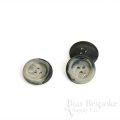 Gray 3-Hole Stone-Effect Suit Buttons, Made in Germany