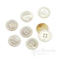 TITO Genuine Mother of Pearl Buttons for Suits & Coats, Made in Italy