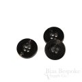 ZARKA Black Real Buffalo Horn Buttons, Made in Germany