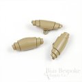 EVIGLA Leather Toggle Buttons In Six Colors, Made in Italy