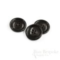 DOYLE Genuine Horn Brownish Black Suit Buttons in Four Sizes, Made in Germany