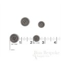 LUCA Classic Matte Dolphin Gray Corozo Suit Buttons, Made in Italy
