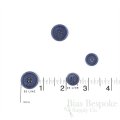 LUCA Classic Matte Faded Denim Blue Corozo Suit Buttons, Made in Italy