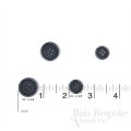 LUCA Classic Matte Navy Blue Corozo Suit Buttons, Made in Italy