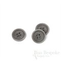 LUCA Classic Matte Dolphin Gray Corozo Suit Buttons, Made in Italy