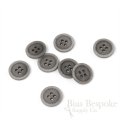 LUCA Classic Matte Dolphin Gray Corozo Suit Buttons, Made in Italy