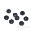 LUCA Classic Matte Navy Blue Corozo Suit Buttons, Made in Italy
