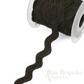 DEJA 14mm Viscose-Rayon Ric Rac Trim, Made in Italy