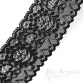 2 1/2" Wide Stretch Sweet Floral Lace, Made in Italy