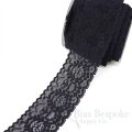 2 1/2" Wide Stretch Sweet Floral Lace, Made in Italy