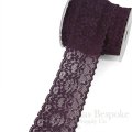 2 1/2" Wide Stretch Sweet Floral Lace, Made in Italy