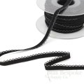 NORAH Narrow Two-Color Picot Edge Elastic, Made in Germany