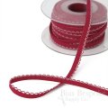 NORAH Narrow Two-Color Picot Edge Elastic, Made in Germany