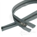 24" Length #5 Open End Zippers with Gunmetal Teeth, Bias Bespoke Brand