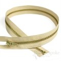 20" Length #5 Open End Zippers with Gold Metal Teeth, Bias Bespoke Brand