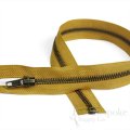 18" Length #5 Open End Zippers with Antique Brass Teeth, Bias Bespoke Brand