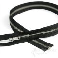 20" Length #5 Open End Zippers with Silver Metal Teeth, Bias Bespoke Brand