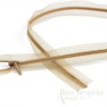 8" Transparent Invisible Zippers, Size #3, Bias Bespoke Brand