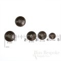ABBOT Dark Brown Horn-Effect Suit and Overcoat Buttons, Made in Italy