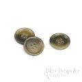 HALSEY Gray Brown Horn-Effect Buttons, Made in Italy