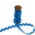 3 Yards of POLLY 8mm Rigid Ric-Rac Trim on a Wooden Spool