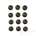 IGGY Metal Star Shirt Buttons, 16 Line
