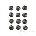 IGGY Metal Star Shirt Buttons, 16 Line