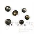 CORDOVA Antique Brass Shank Buttons, Made in Italy