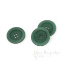 GAGE Chic Dark Green Corozo Buttons, Made in Italy