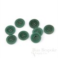 GAGE Chic Dark Green Corozo Buttons, Made in Italy